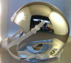 Silver Chrome Schutt XP Mini Football Helmet Shell (Sold out)